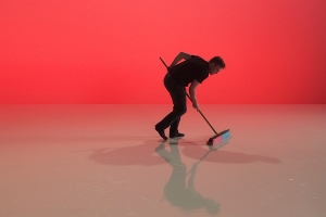 art direction company London Sweeping up on set